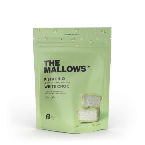 The Mallows - Pistachio + White Chocolate 90g